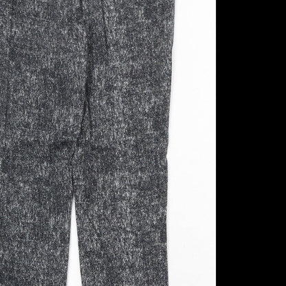 Womens UK Size 10 Marks and Spencer Regular Fit  Black Trousers