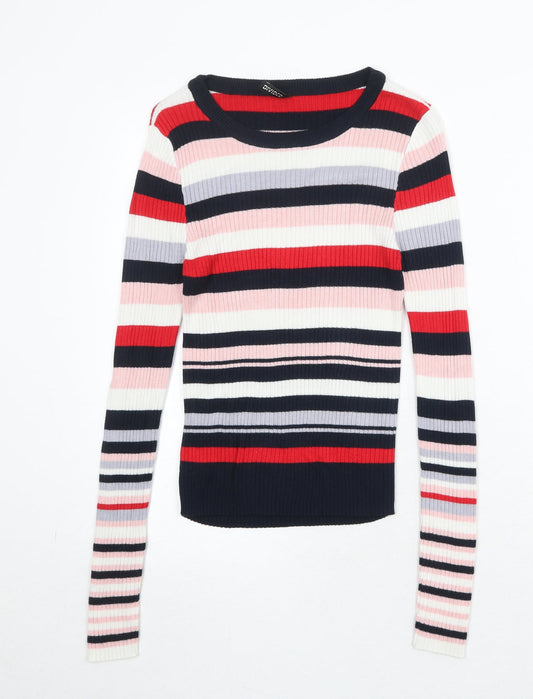 Womens UK Size S Divided by H&M Multicoloured Pullover Jumper