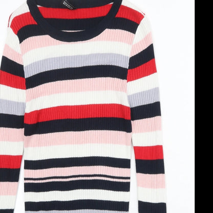 Womens UK Size S Divided by H&M Multicoloured Pullover Jumper