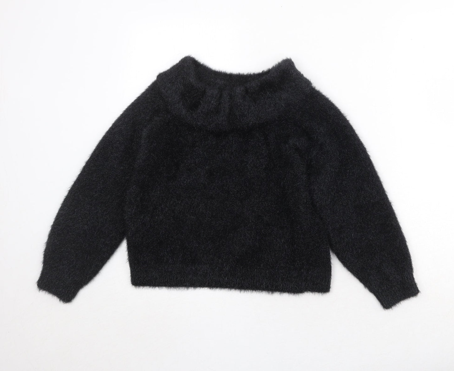 Womens UK Size XS H&M Black Pullover Jumper