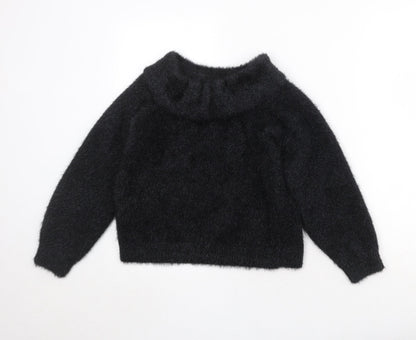 Womens UK Size XS H&M Black Pullover Jumper
