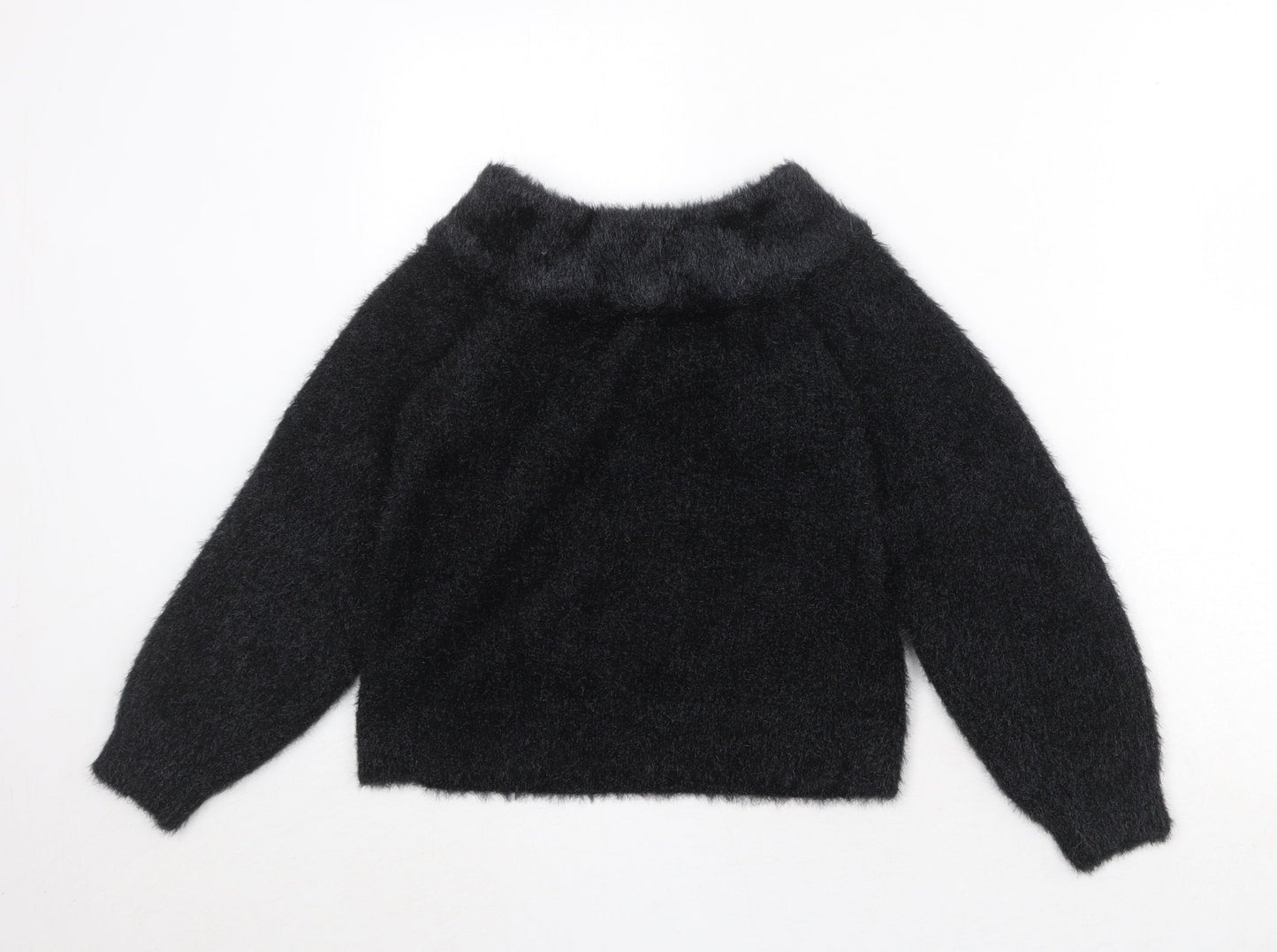 Womens UK Size XS H&M Black Pullover Jumper