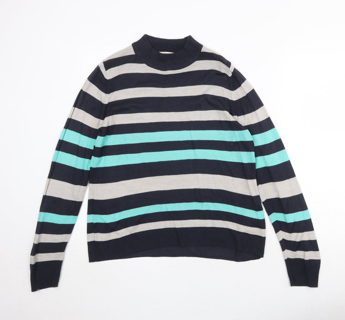 Womens UK Size 10 Marks and Spencer Blue Pullover Jumper