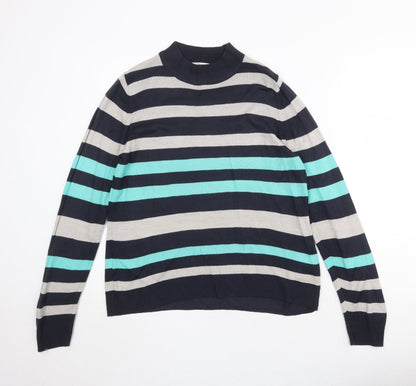 Womens UK Size 10 Marks and Spencer Blue Pullover Jumper