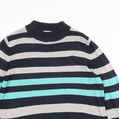 Womens UK Size 10 Marks and Spencer Blue Pullover Jumper
