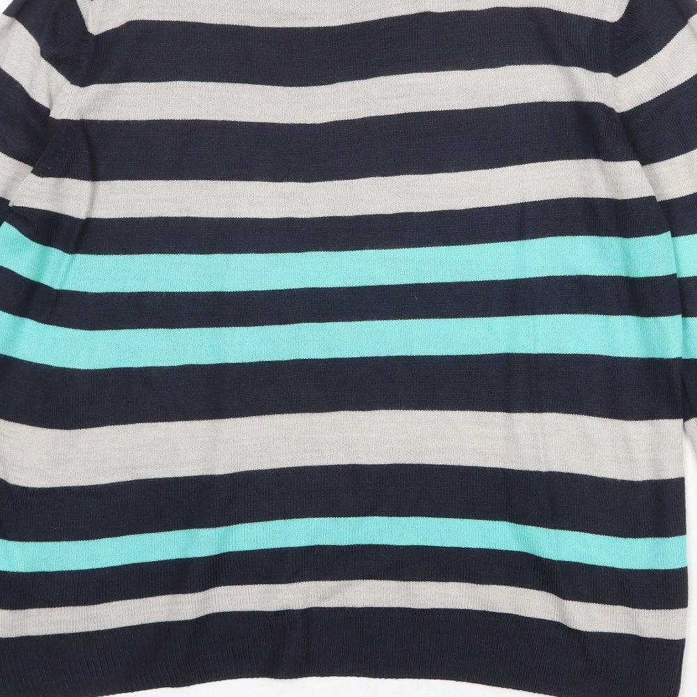 Womens UK Size 10 Marks and Spencer Blue Pullover Jumper