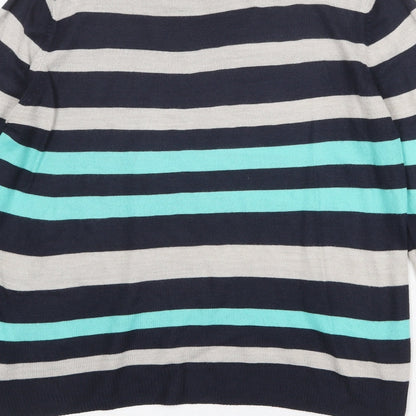 Womens UK Size 10 Marks and Spencer Blue Pullover Jumper