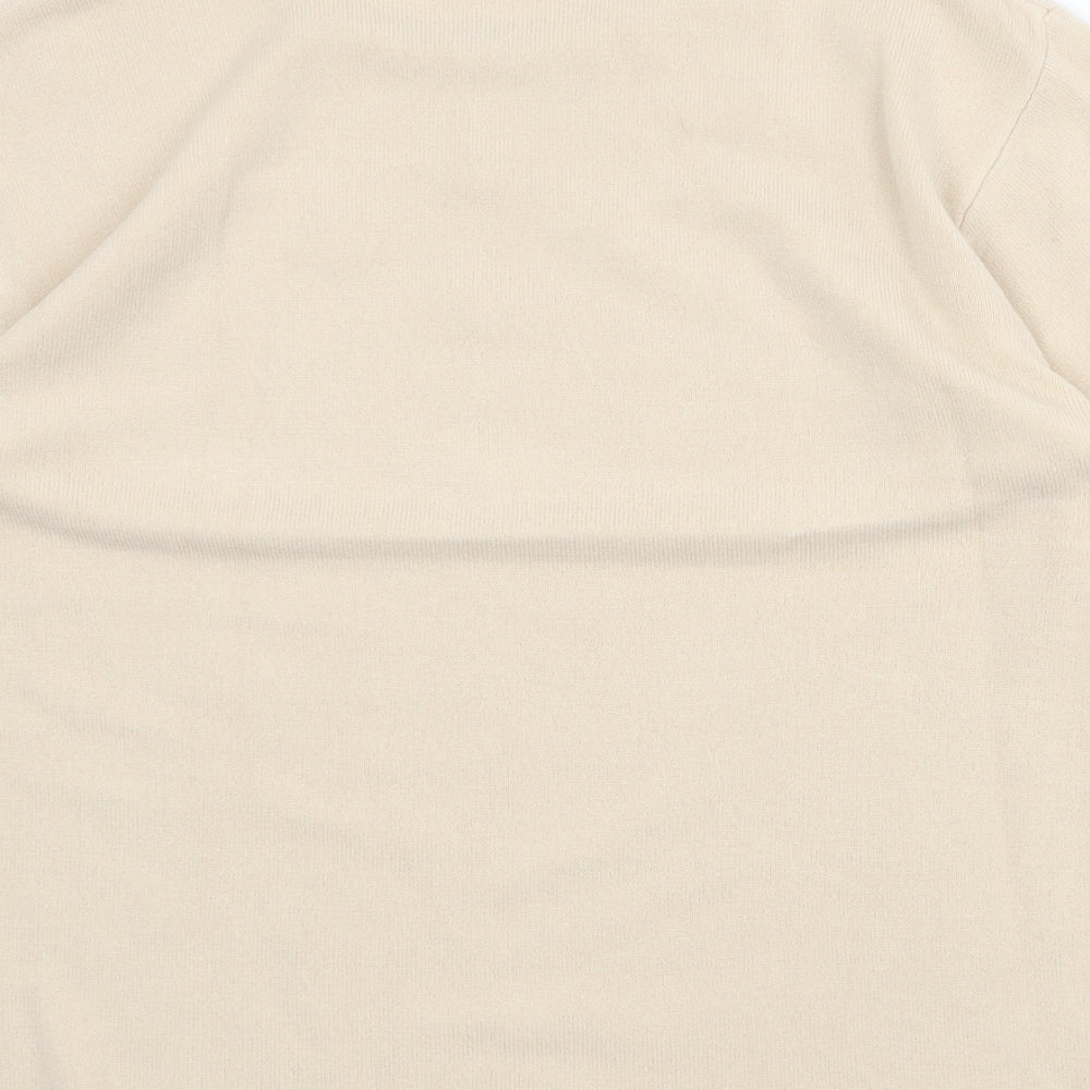 Womens UK Size M Bonmarché Beige Pullover Jumper