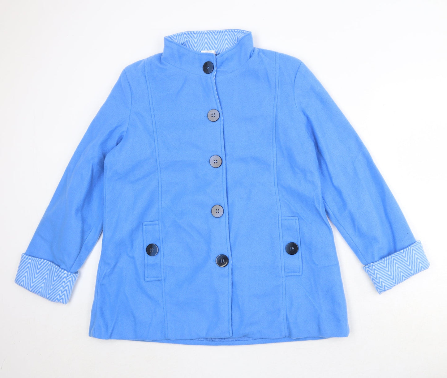 Womens UK Size M Anne de Lancay Blue Jacket