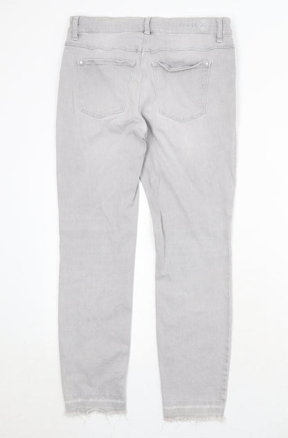 Womens UK Size 27 in Dream Jeans Regular Fit Skinny Grey Jeans