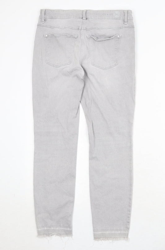 Womens UK Size 27 in Dream Jeans Regular Fit Skinny Grey Jeans