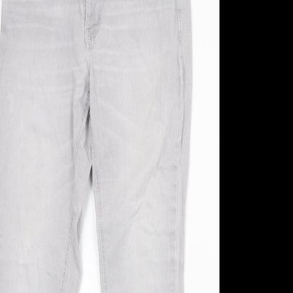 Womens UK Size 27 in Dream Jeans Regular Fit Skinny Grey Jeans