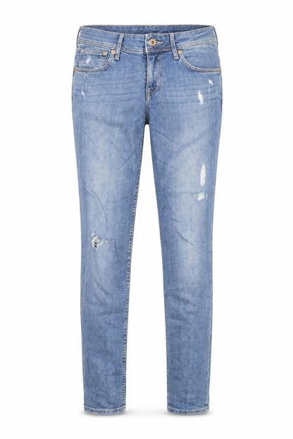 Womens UK Size 27 in H&M Regular Fit Skinny Blue Jeans