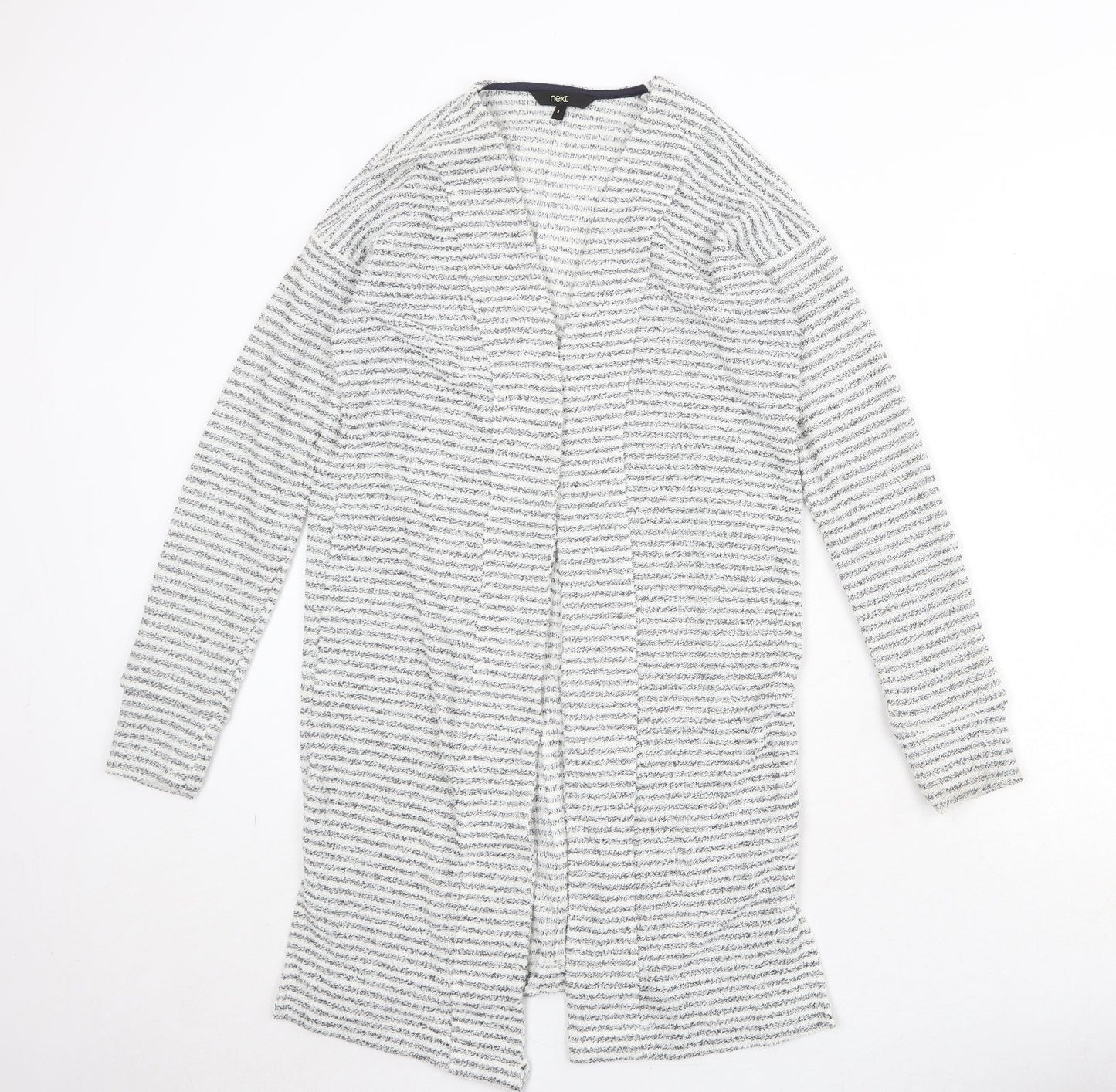 Womens UK Size 8 NEXT White Cardigan Jumper