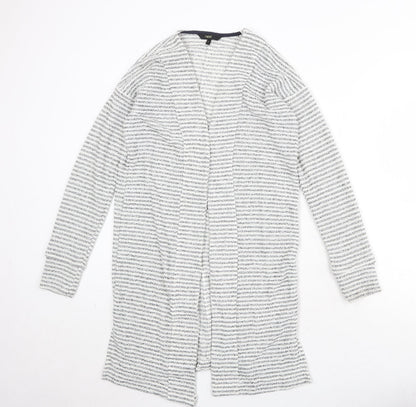Womens UK Size 8 NEXT White Cardigan Jumper