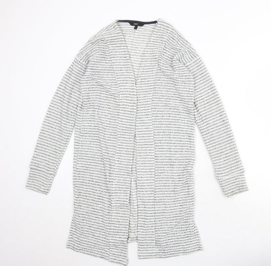 Womens UK Size 8 NEXT White Cardigan Jumper