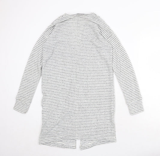 Womens UK Size 8 NEXT White Cardigan Jumper