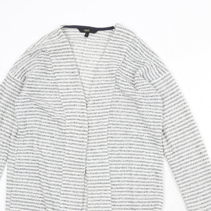 Womens UK Size 8 NEXT White Cardigan Jumper