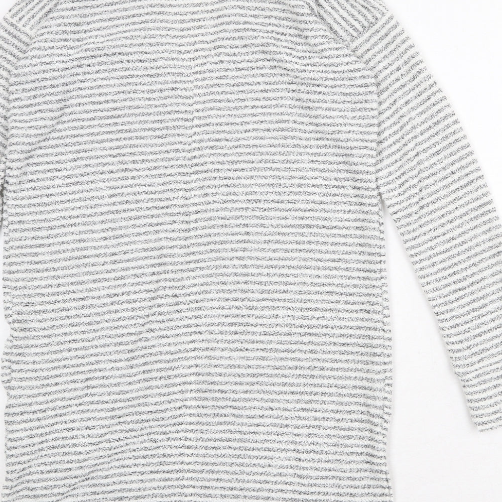 Womens UK Size 8 NEXT White Cardigan Jumper