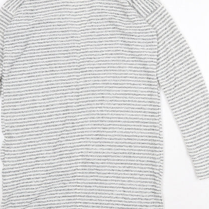 Womens UK Size 8 NEXT White Cardigan Jumper
