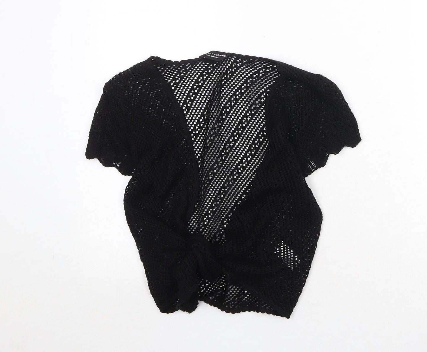 Womens UK Size 8 Dorothy Perkins Black Cardigan Jumper