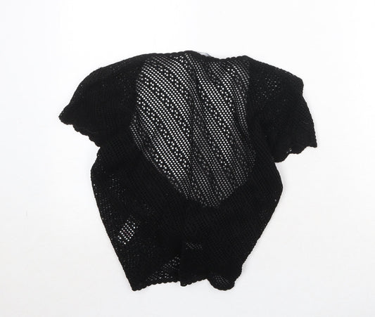 Womens UK Size 8 Dorothy Perkins Black Cardigan Jumper