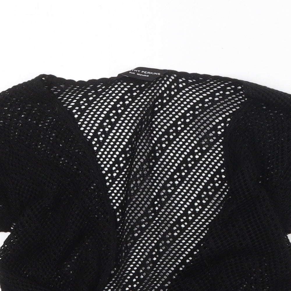 Womens UK Size 8 Dorothy Perkins Black Cardigan Jumper