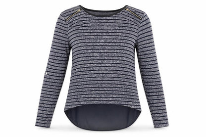 Womens UK Size 8 Quiz Blue Pullover Jumper