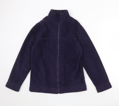 Active Womens Purple Jacket Size 10 Zip - Size 10-12