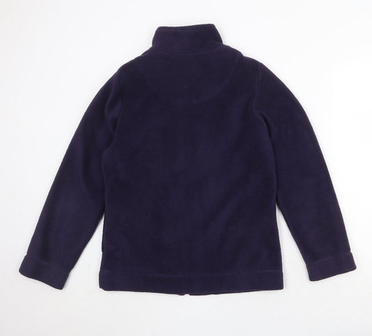 Active Womens Purple Jacket Size 10 Zip - Size 10-12