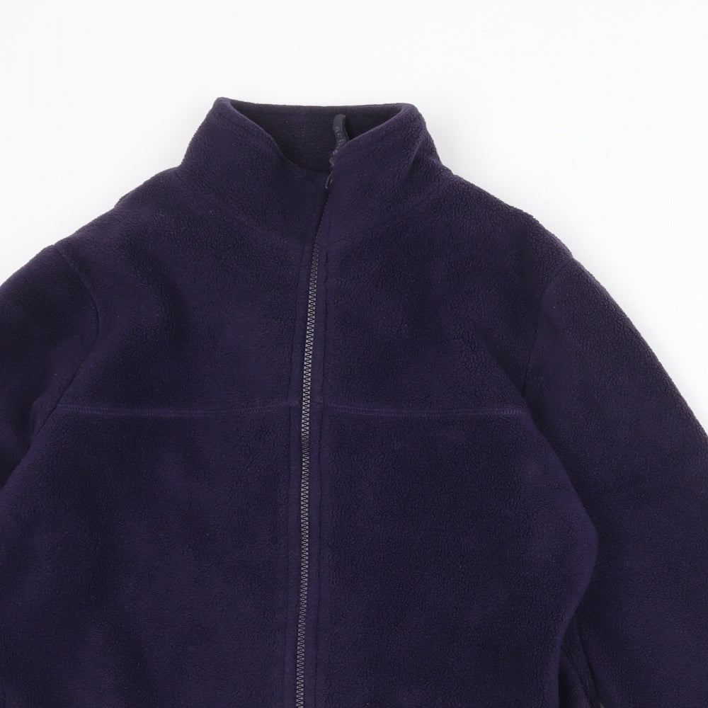 Active Womens Purple Jacket Size 10 Zip - Size 10-12