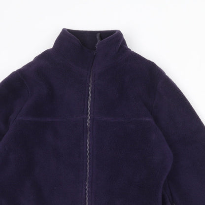 Active Womens Purple Jacket Size 10 Zip - Size 10-12
