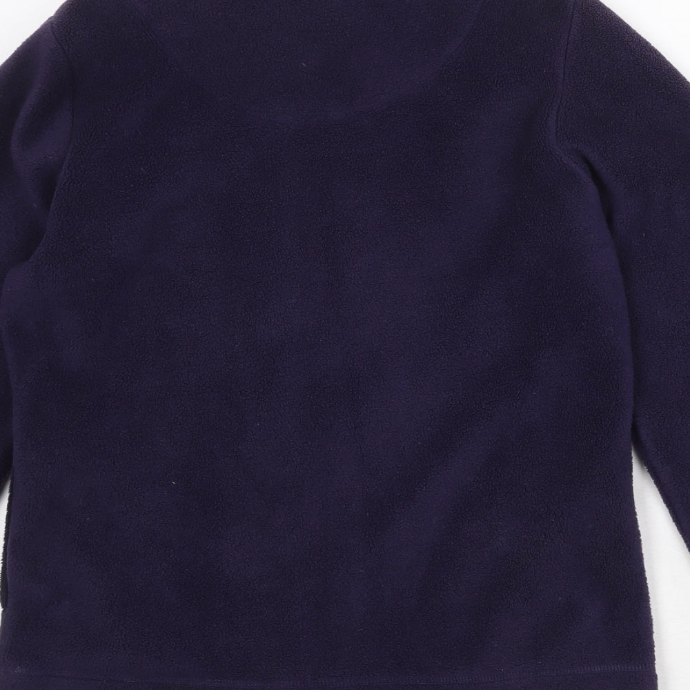 Active Womens Purple Jacket Size 10 Zip - Size 10-12