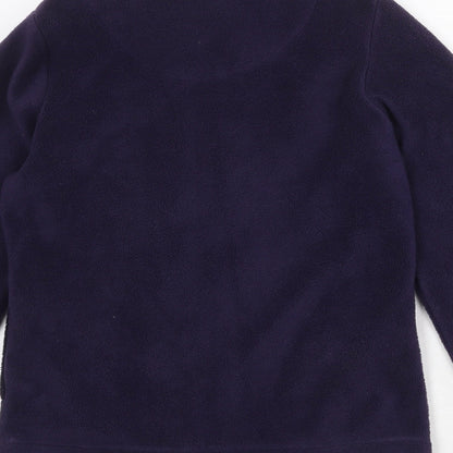 Active Womens Purple Jacket Size 10 Zip - Size 10-12