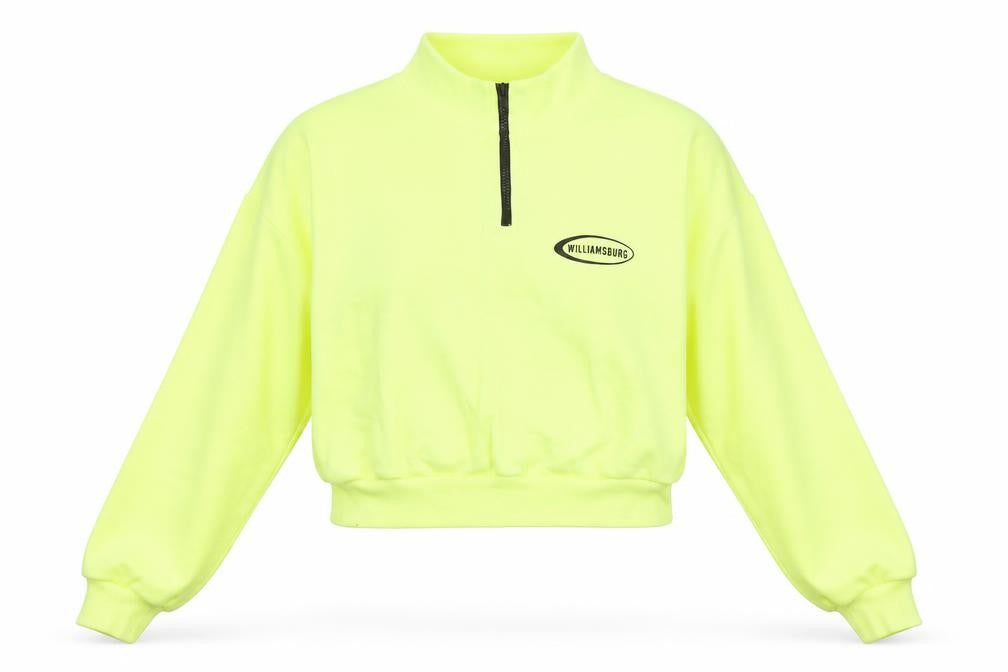 Womens UK Size M Divided by H&M Yellow Pullover Sweatshirt