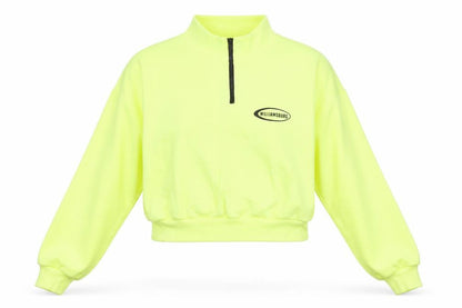 Womens UK Size M Divided by H&M Yellow Pullover Sweatshirt