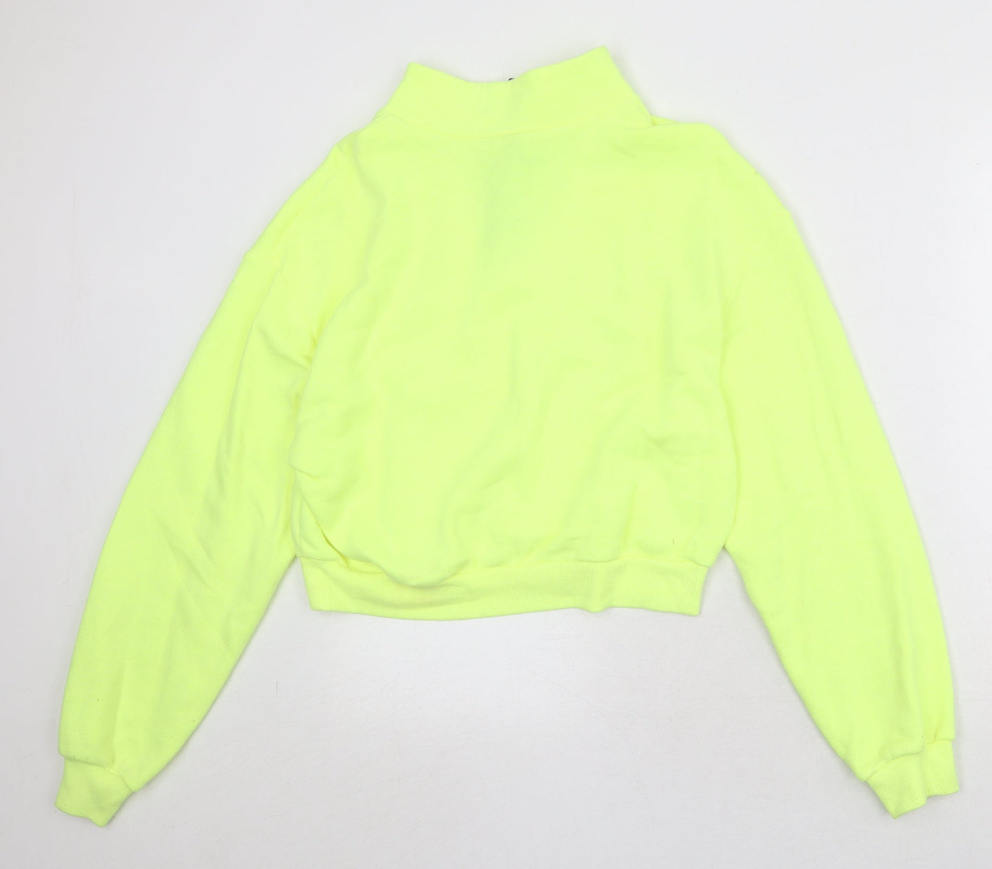 Womens UK Size M Divided by H&M Yellow Pullover Sweatshirt