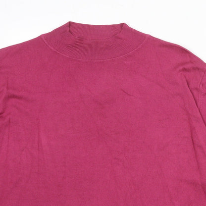 Womens UK Size S Country Casuals Pink Pullover Jumper