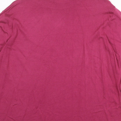 Womens UK Size S Country Casuals Pink Pullover Jumper