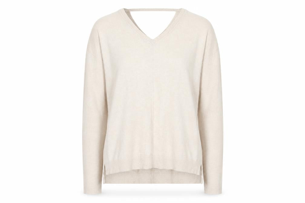 Womens UK Size 12 Marks and Spencer Beige Pullover Jumper