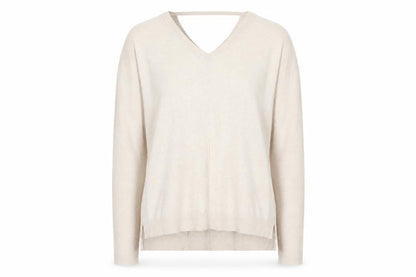 Womens UK Size 12 Marks and Spencer Beige Pullover Jumper