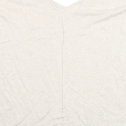 Womens UK Size 12 Marks and Spencer Beige Pullover Jumper