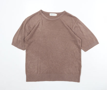 Womens UK Size S Bonmarché Brown Pullover Jumper