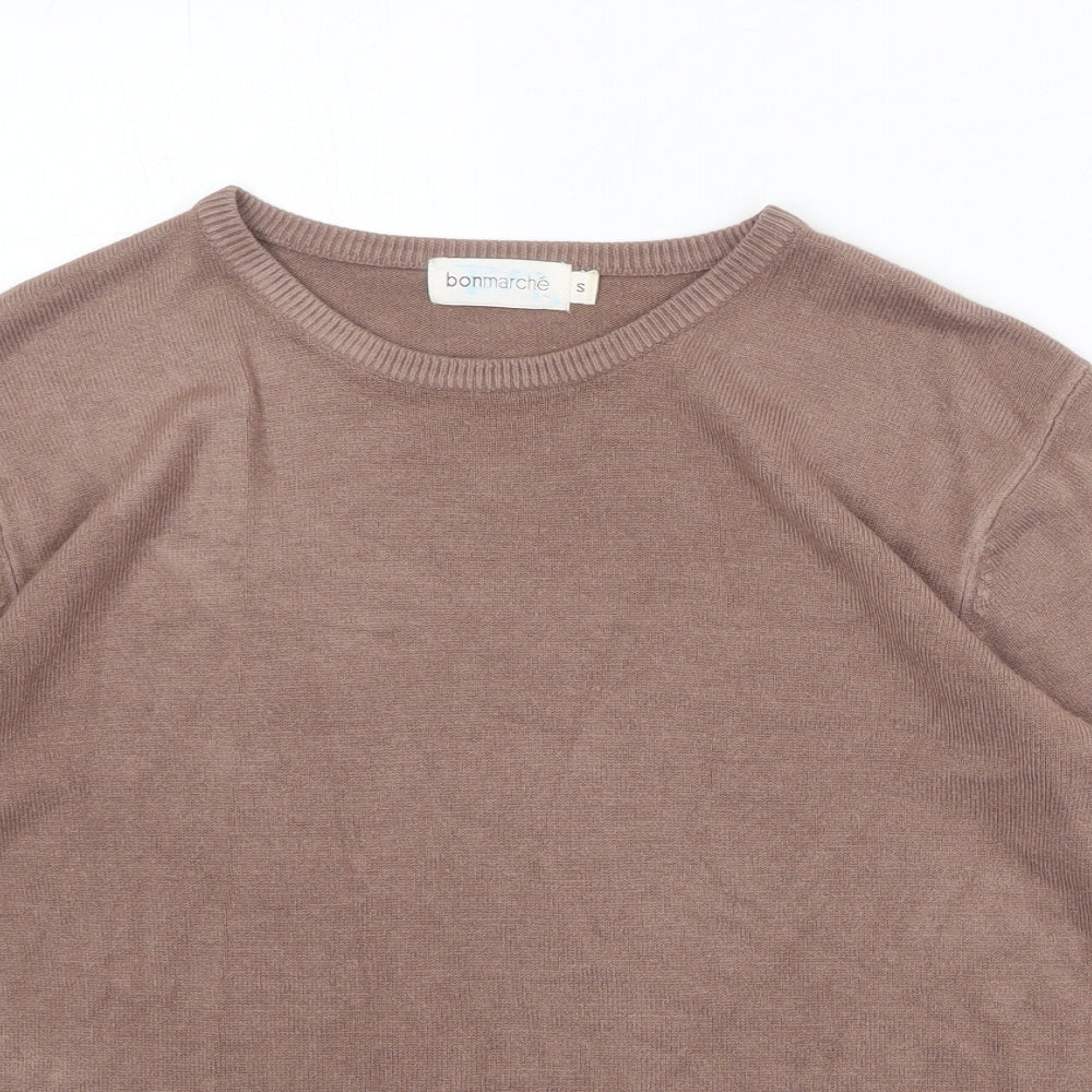 Womens UK Size S Bonmarché Brown Pullover Jumper
