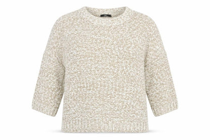 Womens UK Size L bonmar Beige Pullover Jumper