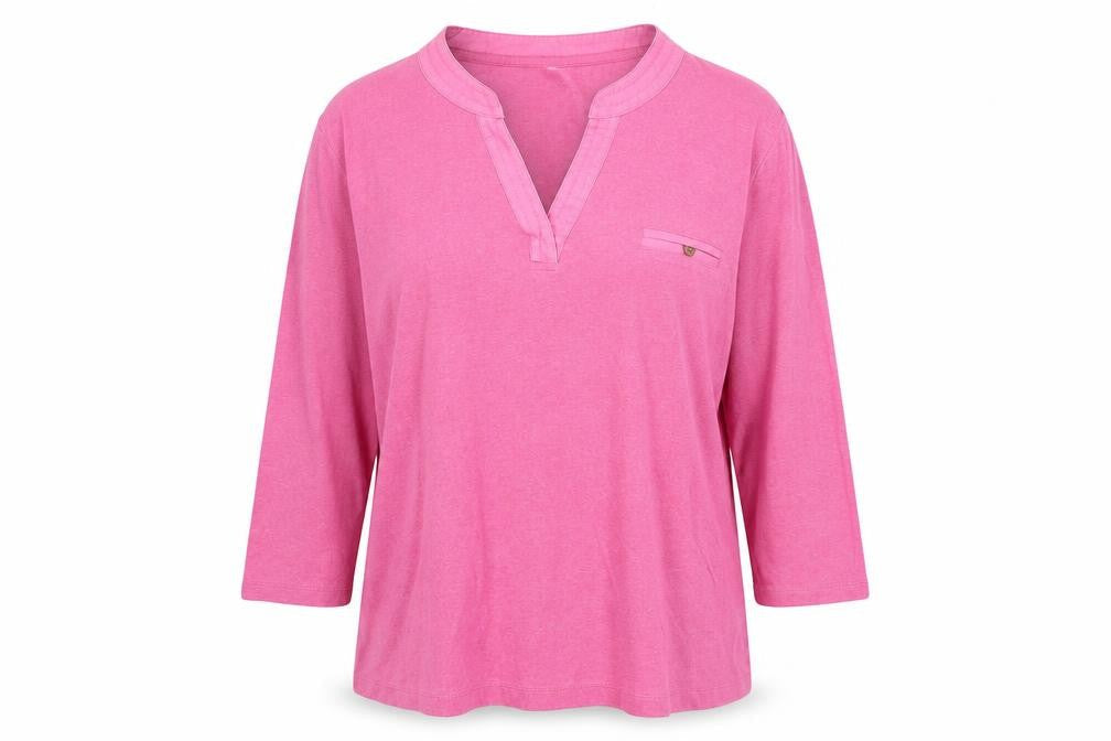 Womens UK Size L CC Pink Basic T-Shirt