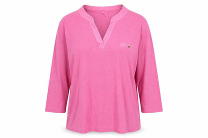 Womens UK Size L CC Pink Basic T-Shirt