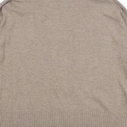Womens UK Size XS H&M Beige Pullover Jumper