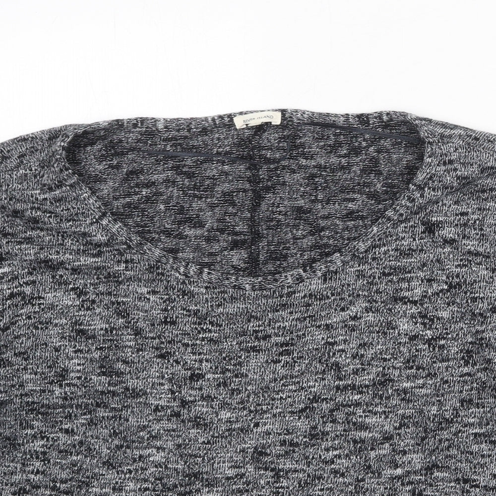 Womens UK Size 8 River Island Black Pullover Jumper