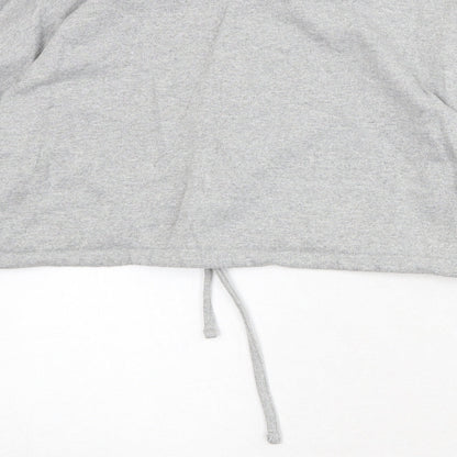 Boohoo Womens Grey Polyester Pullover Sweatshirt Size 12 Pullover